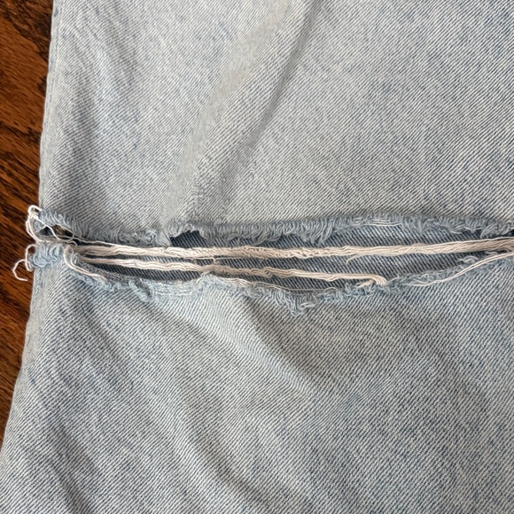 Pacsun Unisex Stylish Light Blue Women's Jeans extra baggy - Picture 9 of 16